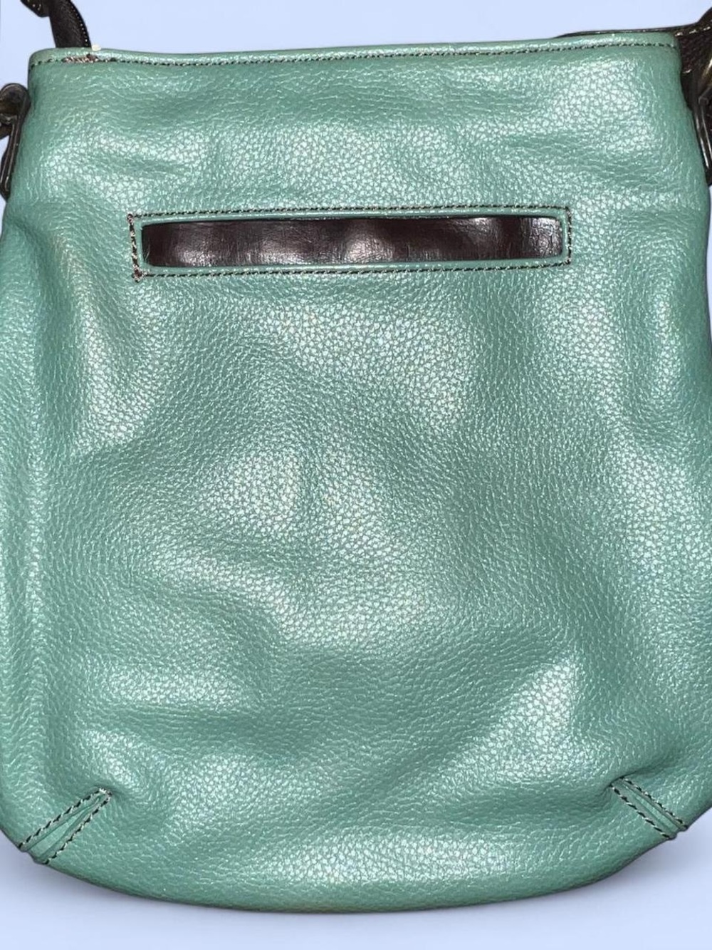 Chala Teal Crossbody with Blue Bird Appliqué - Picture 2 of 7